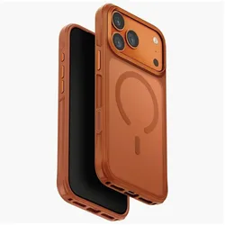 Etuui Case UNIQ Veren for iPhone 17 Pro Max Magclick Charging orange (Apple iPhone 17 Pro Max), Smartphone Hülle, Orange