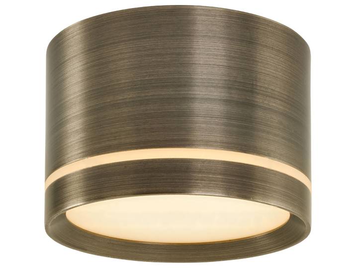 Deckenlampe Manila Grau 630 lm Dimmbar B 7.5 cm - LED - LED Energiesparlampen