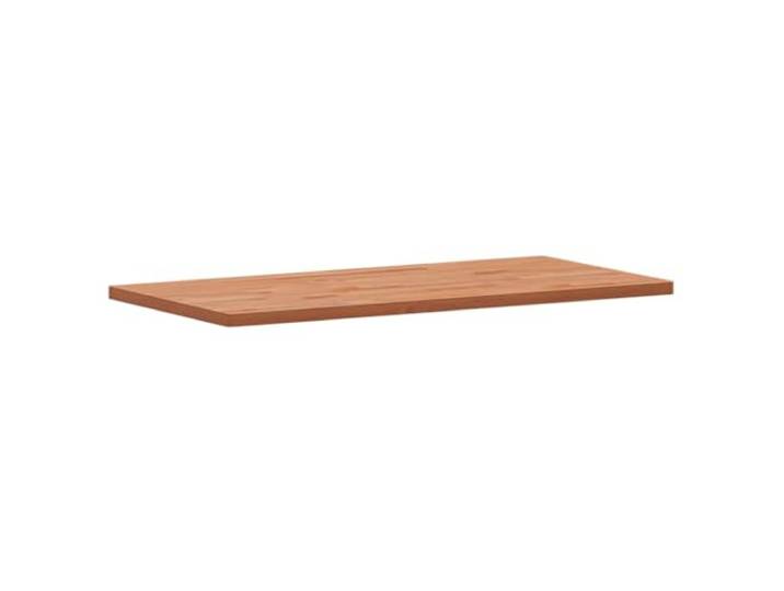 KTHLBRH Tischplatte 100 x 50 x 2,5 cm, rechteckig, aus massivem Buchenholz Lackierte Oberfläche, leicht zu reinigende Oberfläche, einzigartige Maserung