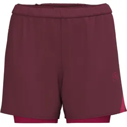 La Sportiva, Damen, Sporthose, Flow 5" Short W - leichte Trailrunning-Shorts für Damen (S), Violett, Rot