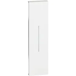 Legrand KW01 LivingNow 1-modulige Tastenabdeckung ohne Symbol in der Farbausführung White