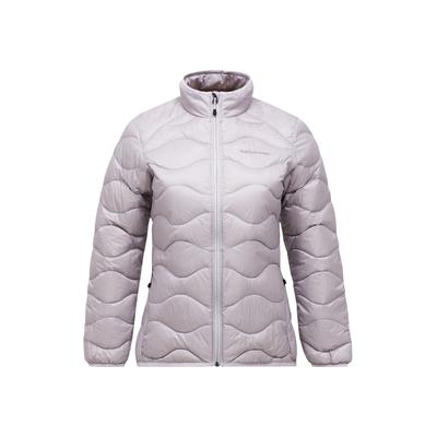 Daunenjacke PEAK PERFORMANCE "W Helium Down Jacket", Damen, Gr. M, weiß (dusty lavender), Material Füllung: 90% Entendaunen / 10% Federn. Material Innen: 100% Polyamid. Material Kragen: 100% Polyamid. Material Oberstoff: 100% Polyamid. Material...