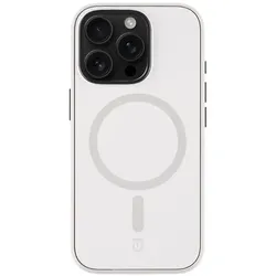 Tactical MagForce SmoothIsFast Hülle für Apple iPhone 16 Pro Kreide (Apple iPhone 16 Pro), Smartphone Hülle, Weiss