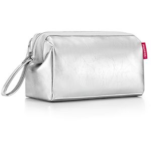 Reisenthel Kulturbeutel Travelcosmetic, 4 Liter, Breite 26cm, Polyurethan, silver crackle