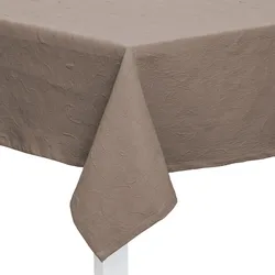 Tischdecke JUNO taupe (BL 135x170 cm) - braun - BL 135x170 cm