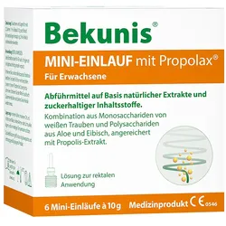 BEKUNIS Mini-Einlauf mit Propolax Klistiere 6 St