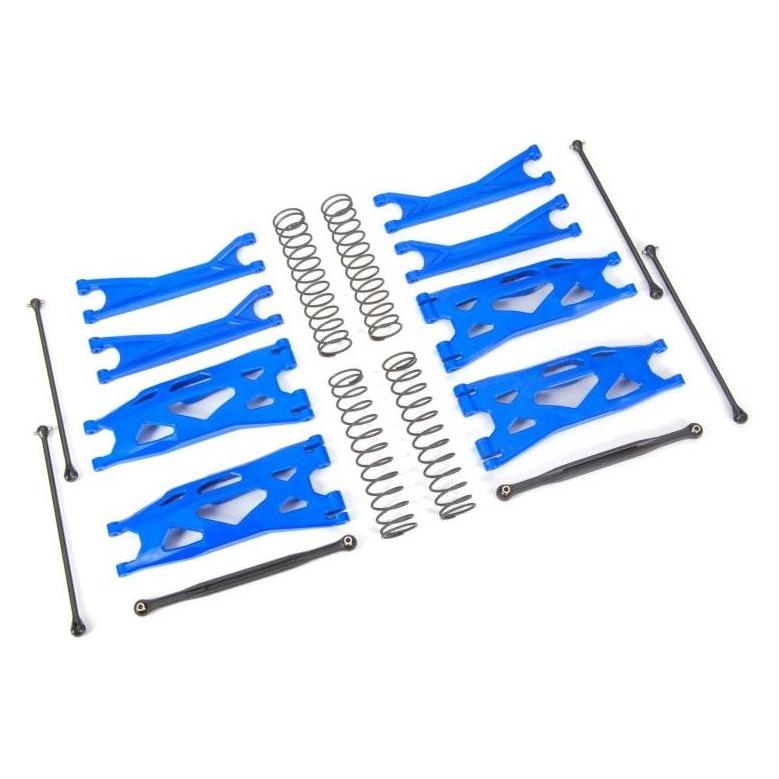 Traxxas wide-x-maxx-kit blau querlenker, spurstangen, wellen + federn (TRX7895X)