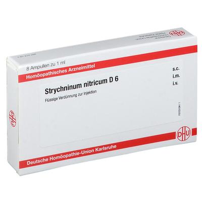 Strychninum Nitricum D 6 Ampullen 8x1 ml