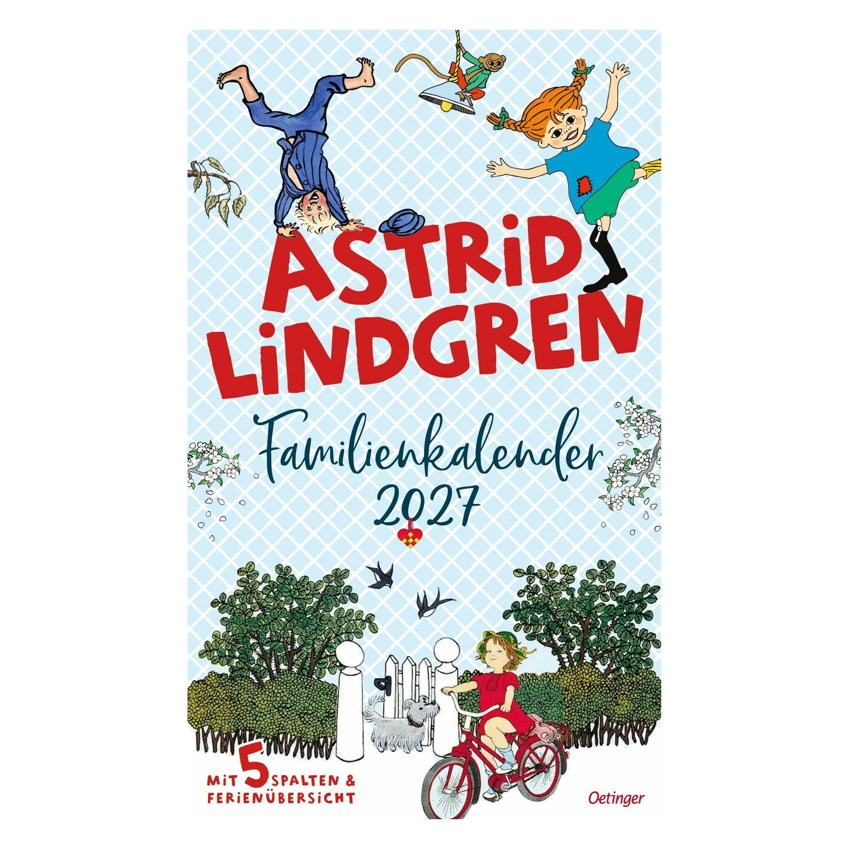 Oetinger Astrid Lindgren Familienkalender 2027 (67906140)