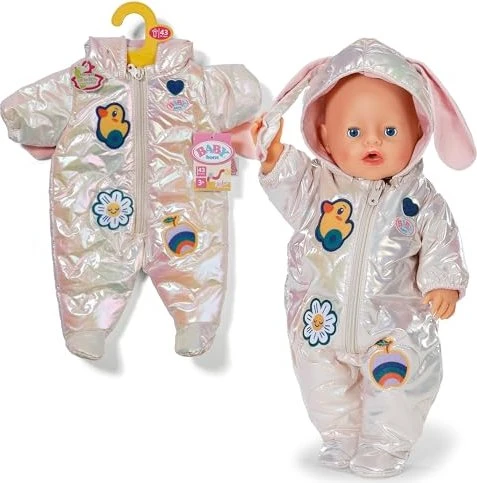 ZAPF Creation Baby born Schneeanzug Creme 43cm