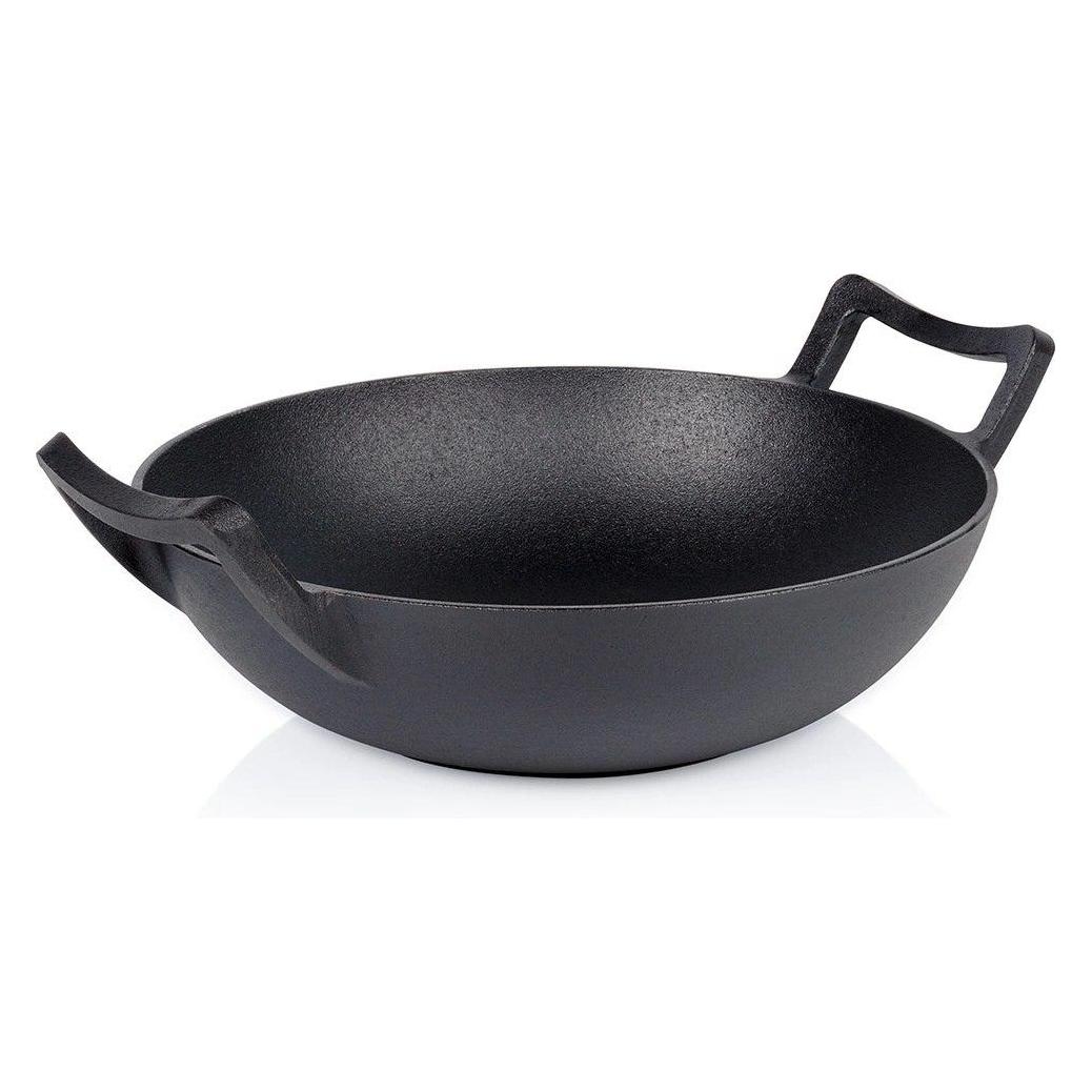 Vilde Patelnia Wok aus Gusseisen, 32 cm, "Cast Line"-Serie, für Backofen und Induktion (Bratpfanne, Gusseisen) (64821886)