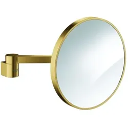 Grohe Selection Kosmetikspiegel 41077GN0 7-fache Vergrößerung, Wandmontage, ohne Beleuchtung, cool sunrise gebürstet