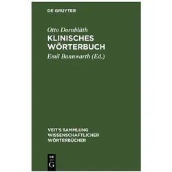 Dornblüth:Klinisches Wörterbuch, Sprachbücher von Otto Dornblüth