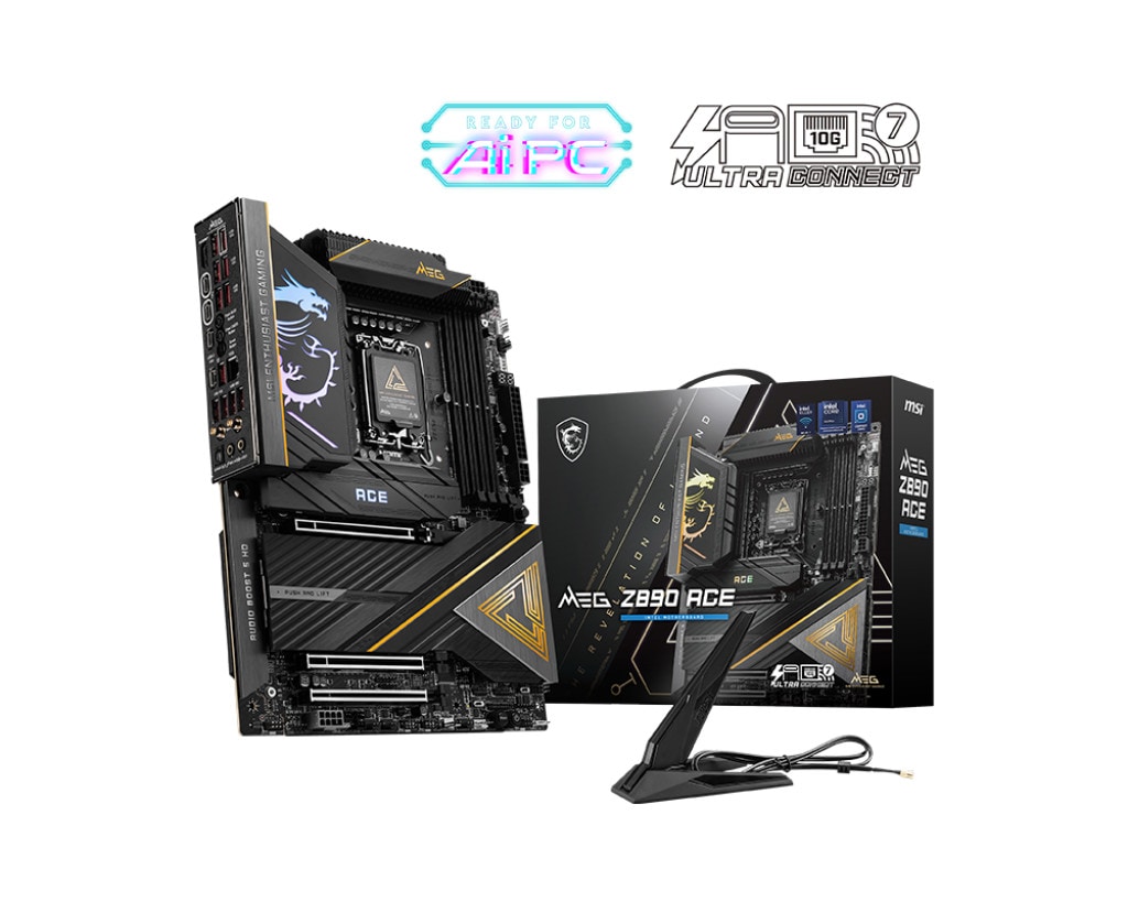 MSI MEG Z890 ACE ATX Mainboard - Sockel 1851