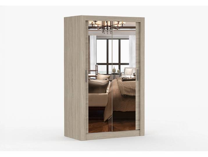 Schwebetürenschrank MILAN eiche 2 Türen