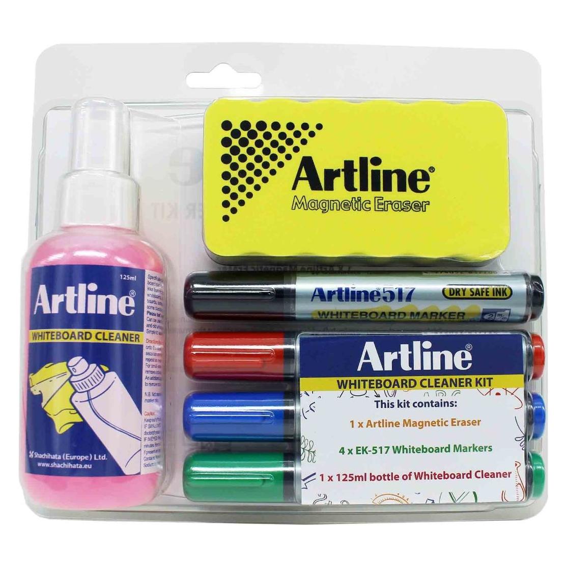 Artline Whiteboard rense-/skrive saet (EK-517CLEANINGKIT)