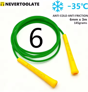 Inspire Picks NeverTooLate PVC Fitness Skip Rope Strong PVC Skip Rope With Long Handles 13