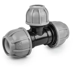 T-Stück für PE Rohr 32 / 20 / 32 mm Verbinder PN10 BRADAS DSRA10T3220