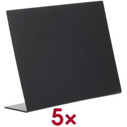 EUROPEL Kreidetafel »L-Ständer« A5 Querformat 5 Stück schwarz