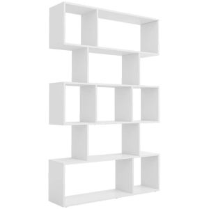 Vicco Bücherregal Aramis, weiß, aus Holz, 9 Fächer, 106 x 161,5 x 25cm