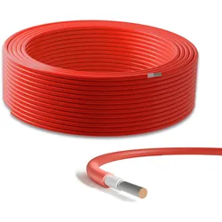 Solarkabel 6mm2 rot 100m H1Z2Z2-K Solarleitung für Photovoltaik & Solaranlagen