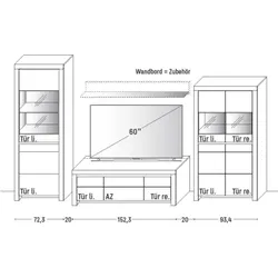 Wöstmann Soleo 3000 Wohnwand 6018