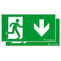 Zumtobel 22171532 Sicherheitszeichen PURESIGN 150 TEC-GP SP2-E002-D WH