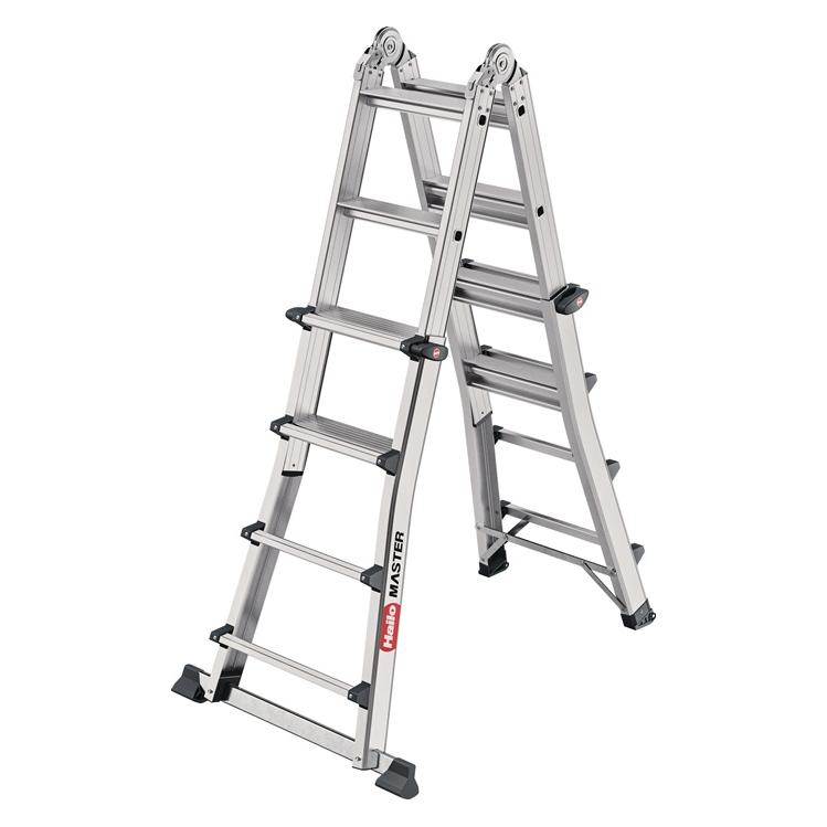 Hailo Master M100 4 x 4 Stufen (Stehleiter, 122 cm) (7540407)