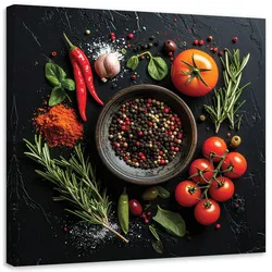LEINWANDBILD Essen & Trinken 30x30cm