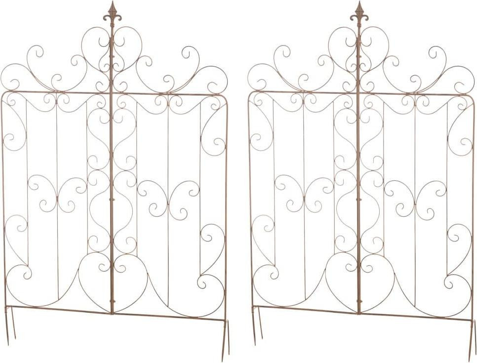 BellaFurn Klimrek-set met 2 delen in rustieke stijl, Antiekbruin