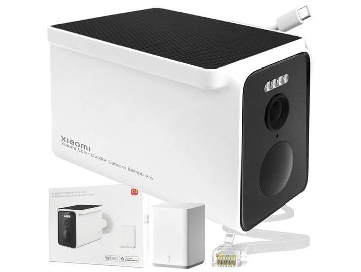 Xiaomi Solar Camera BW400 Pro Set Bullet 4 MP F1.6 IP66 Micro SD Max. 256 GB