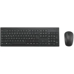 Kensington TAS KM150 EQ Wireless Tastatur & Maus Set (DE, Kabellos), Tastatur, Schwarz