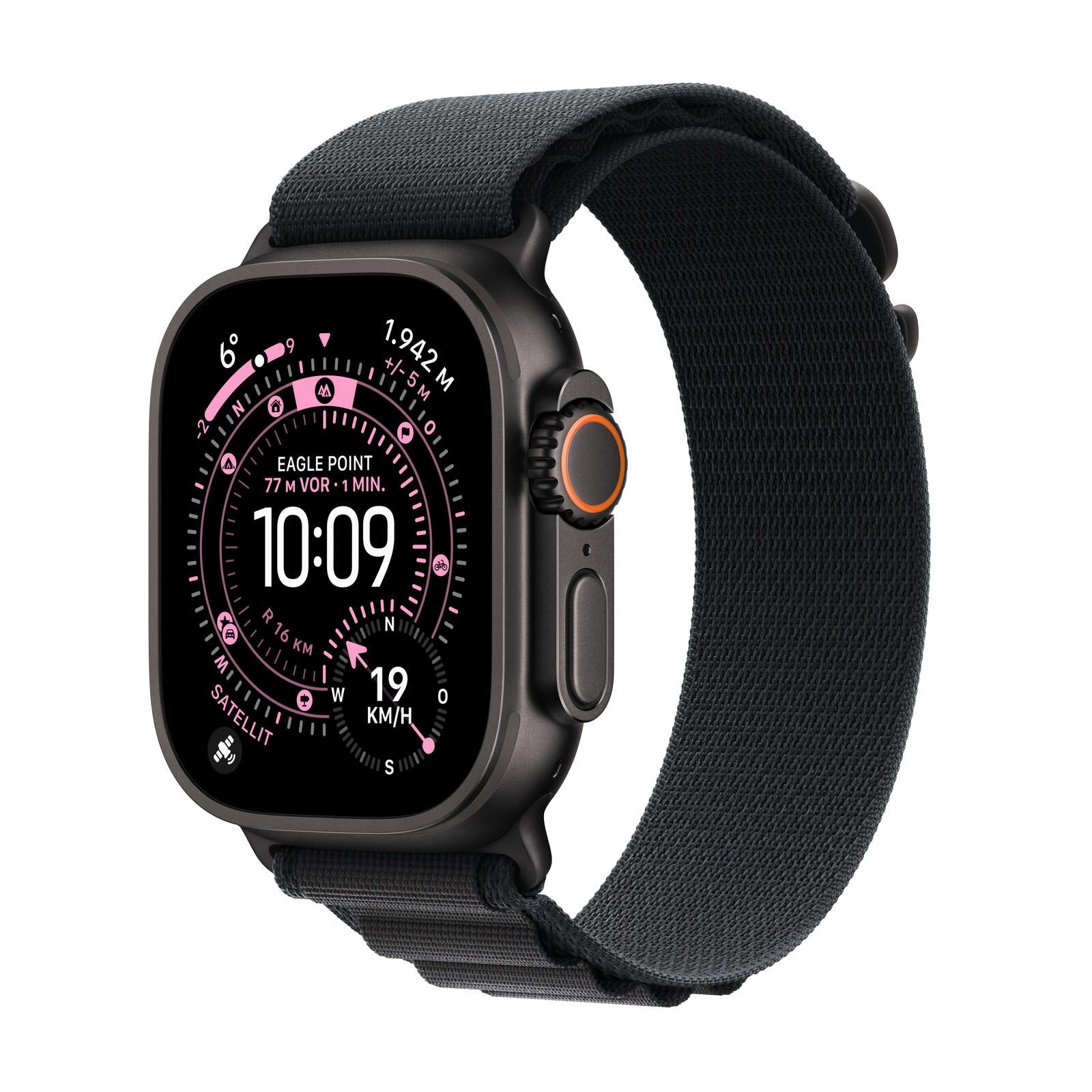 Apple Watch Ultra 3 Titan Schwarz (GPS + Cellular) 49mm MF0Q4QF/A