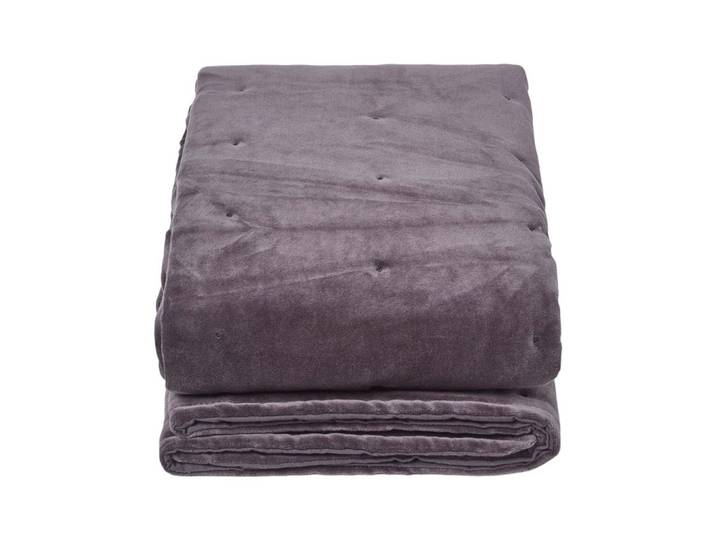 SAMT-KUSCHELDECKE 120/150 cm, Baumwolle wattiert
