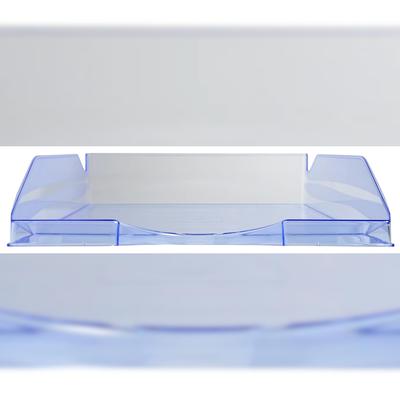 Exacompta 12310D 10x Briefablage Ecotray, Linicolor - Eisblau