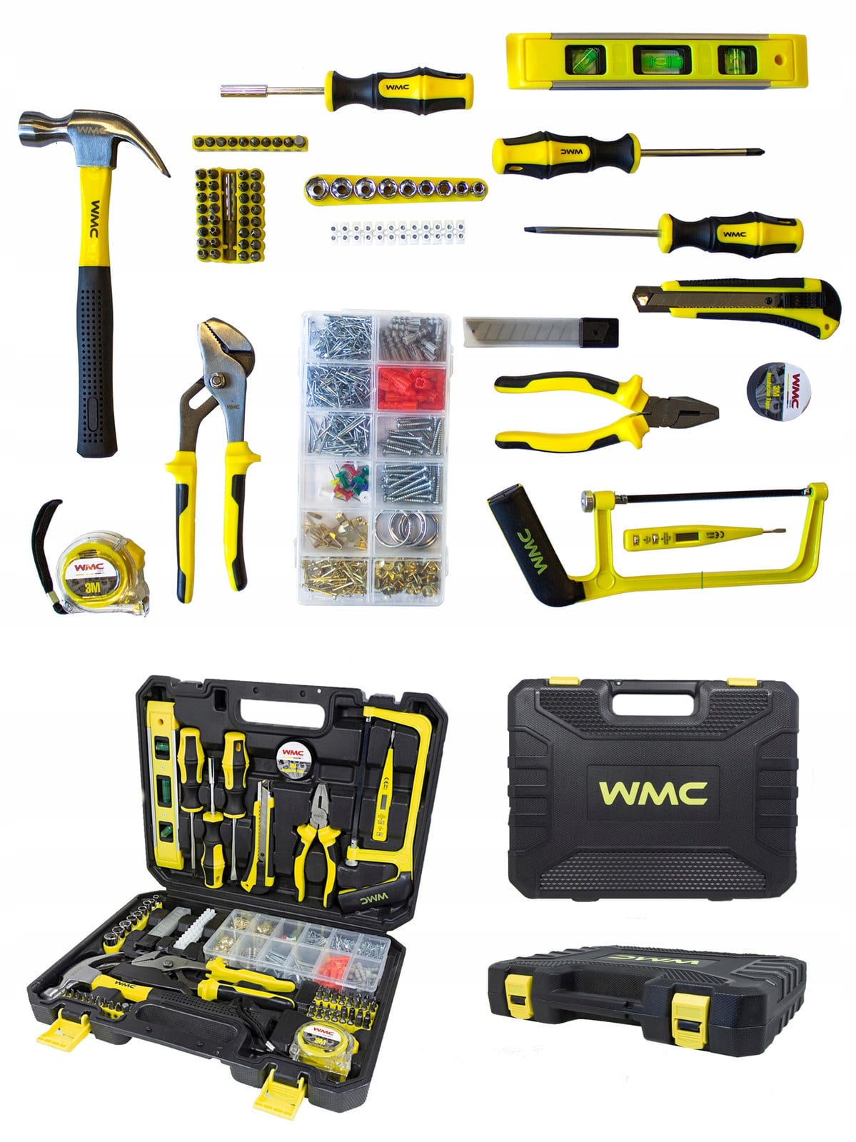WMC Tools Gereedschapset met 700 onderdelen inclusief schroefbits