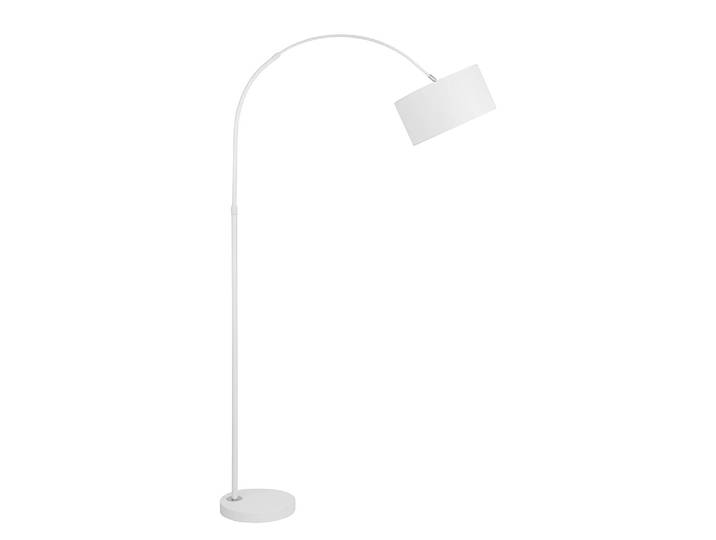 Lampadaire Sama Ø 34cm Blanc/Blanc Tissu mélangé Ampoule électrique/LED/Smart Home E27