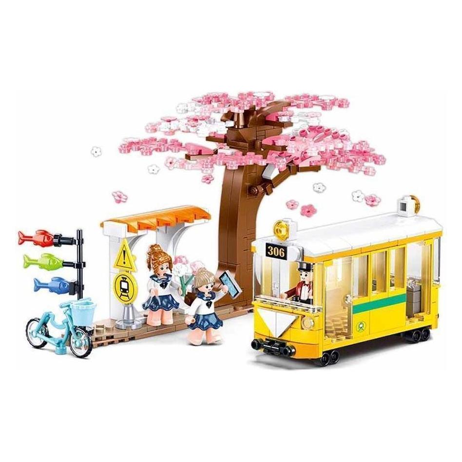 Sluban SL95888 - Japanische Strassenbahn Haltestelle (SL95888)
