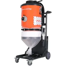 Profi-Industriestaubsauger Staubklasse H, 1200 W, 200 m3/h, Zyklon + HEPA H13 Trockensauger für Baustaub/Schleifstaub/Bohrstaub | TS-1000/PRO