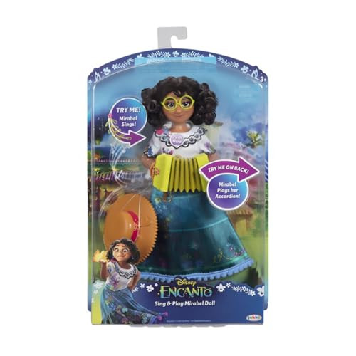 Jakks Pacific Disney Encanto 219534 Zingende Modepop Mirabel, Gekleurd, 26 cm