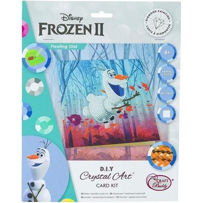 Craft Buddy CCK-DNY801 - Crystal Art, Floating Olaf, 18x18cm, Multi
