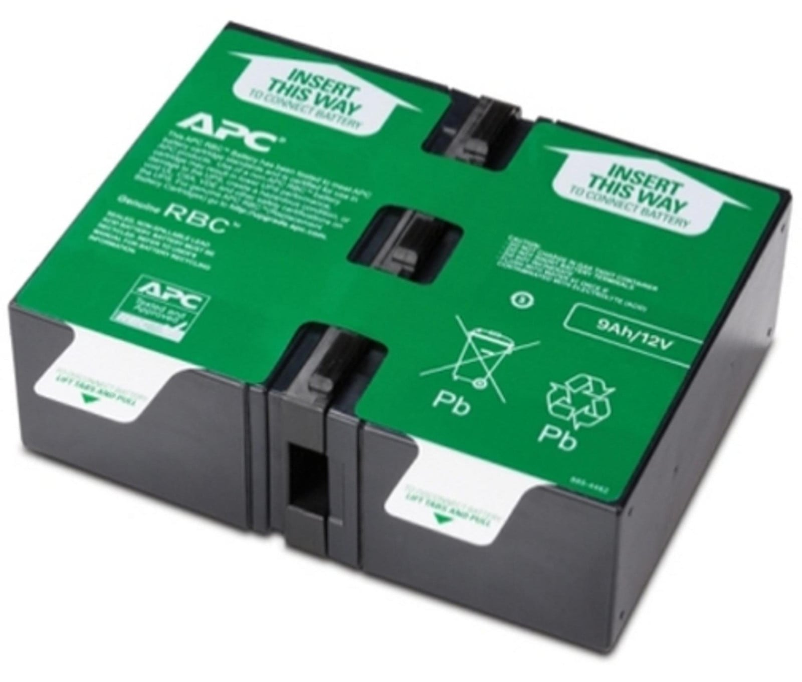 APC Vervangingsbatterijcartridge #166 - UPS-accu - 180 Wh - Zwart - voor Back-UPS Pro BR1600MI