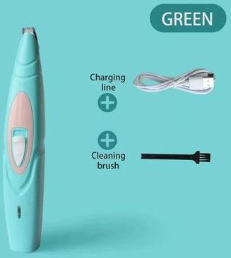 Uplift Essentials Pet Electric Hair Trimmer For Dogs And Cats green