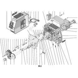 PROXXON 24002-01-59-02 Motorbefestigungsplatte klein für Drehmaschine PD 250/E