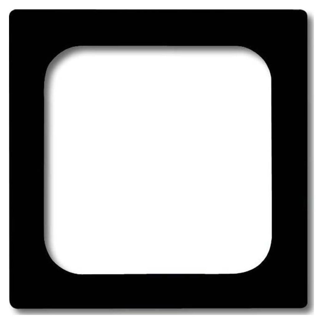 Busch-Jaeger Centrale afdekkingsplaat voor model 1746/10-885, 50 x 50 cm
