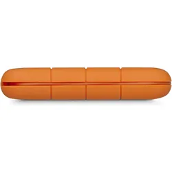 LaCie Rugged Secure (2 TB), Externe Festplatte, Orange, Weiss