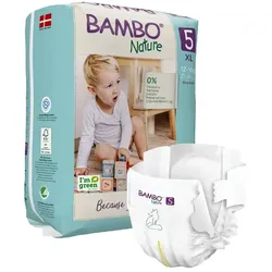 Babywindeln Abena Bambo Nature Windeln 12-18 kg Größe 5 22 Stück, die neue Windelgeneration