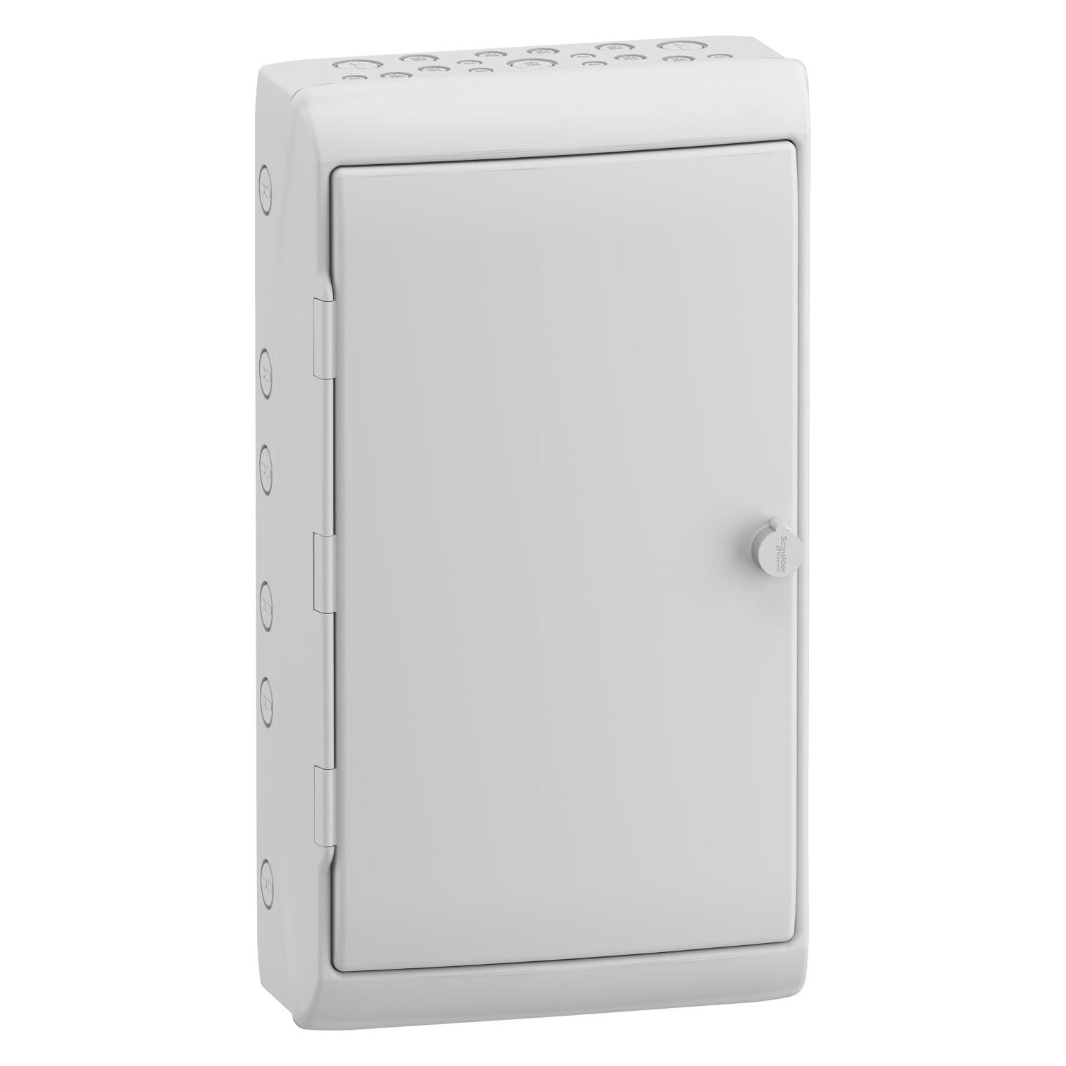 Schneider Electric Kaedra vielseitiges wetterfestes Gehäuse Aufputzmontage blickdicht (13196)