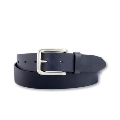Ledergürtel BERND GÖTZ "Ledergürtel für markante, männliche Mode", Herren, Gr. 85, blau, Rindsleder, Gürtel Ledergürtel