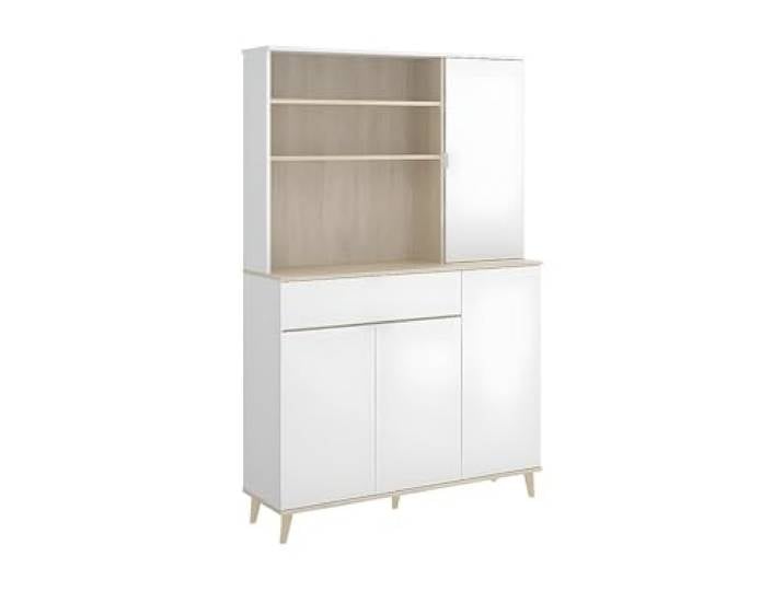Rimobel Wok Küchenhelfer, Spanplatten, Weiß, Normal